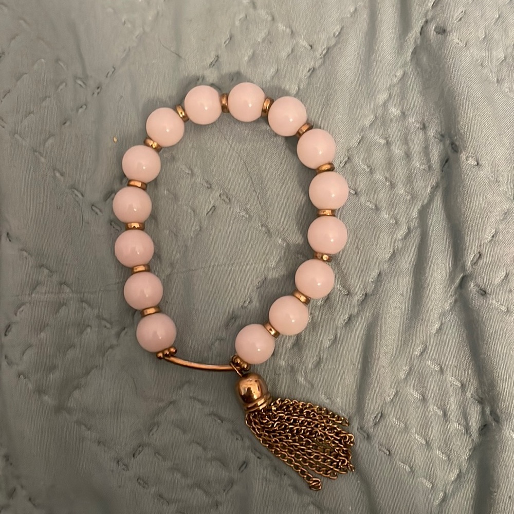 White stone bracelet